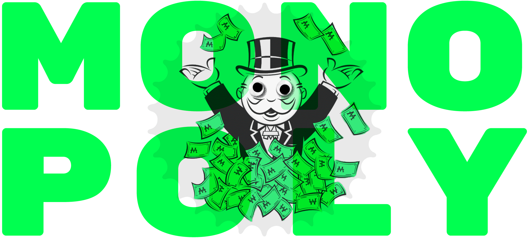 Header Illustration: Man from Monopoly board  game throwing money 